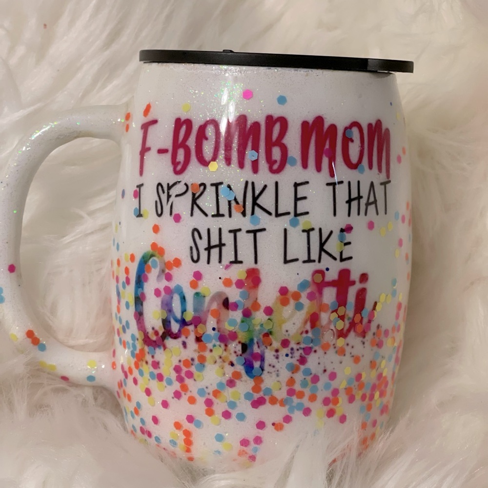 F-bomb Mom coffee mug